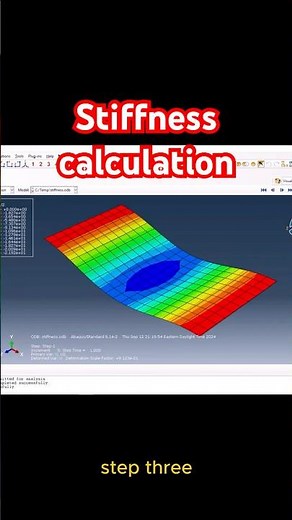 Stiffness Calculation in Abaqus So Easy, It’s Just 3 Steps!