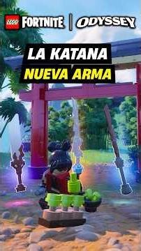 ⚔️ The KATANA in LEGO Fortnite Odyssey… is a very useful weapon 🔥