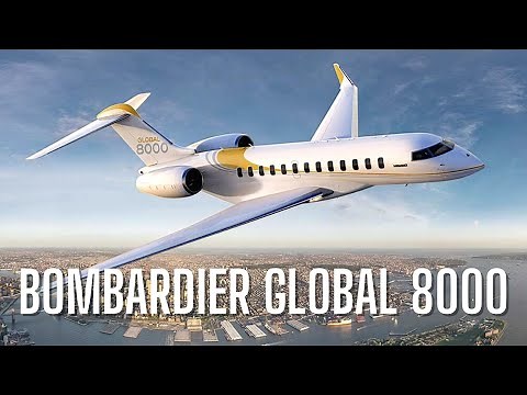 Inside the Bombardier Global 8000 - Ultra Long Range + High Speed Private Jet