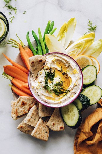 Lemon and Herb White Bean Dip