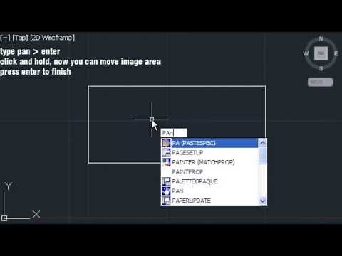 Understanding AutoCAD Pan Command (Basic)