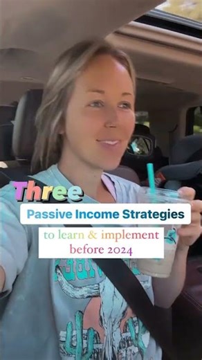 3 Passive Income Strategies Making money online is cool. #Shorts #theashleylochen