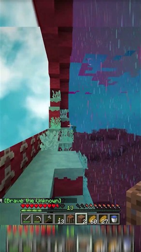 Exploring the Shift Dimension in Minecraft Survival #minecraft #shorts