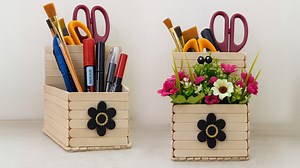 165K views · 3K reactions | Creative DIY Organizer Box Made from Ice Cream Sticks | JK Creation | Facebook