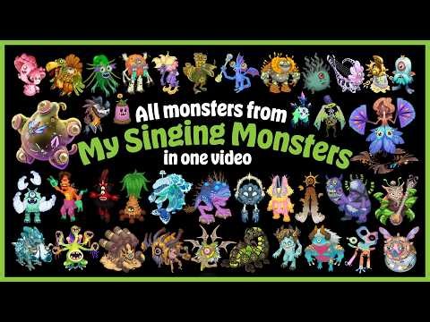 All monsters from My Singing Monsters in one video! 🎵