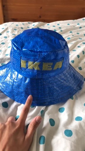 DIY Bucket Hat Tutorial from an Ikea Bag