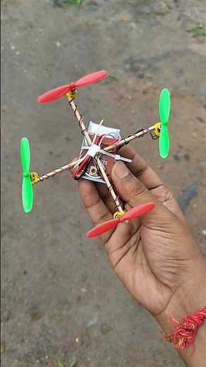 DIY Mini Drone With Coreless Motor And Icecream Stick Experiment! 🚀 (Almost Flew!)