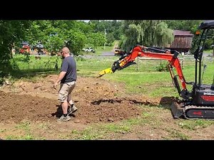 GroundHog Equipment BH14G Pro Featuring the Rake in Action