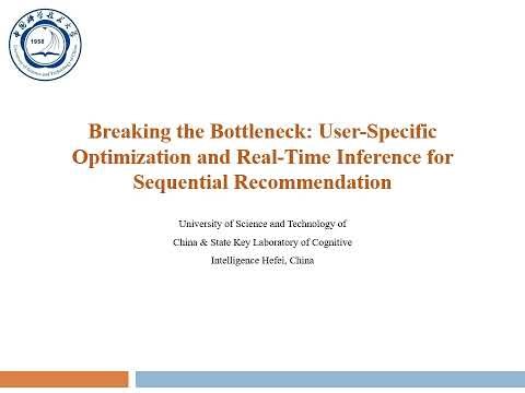 KDD 2025 - Breaking the Bottleneck: User-Specific Optimization and Real-Time Inference Integration