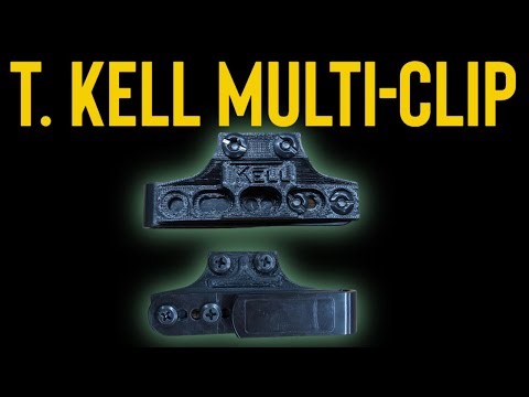 T.Kell Multi Clip Tutorial. How to Concealed Carry Molle Vertical Horizontal Multiple Options