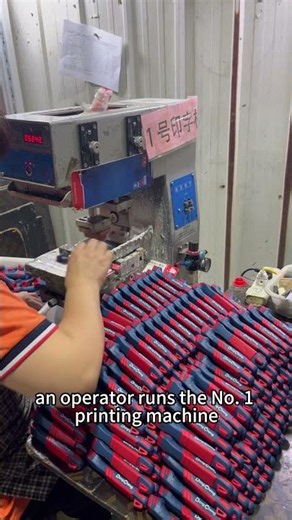 Brand Precision: Logo Stamping and Handle Printing Line at NORIX Factory