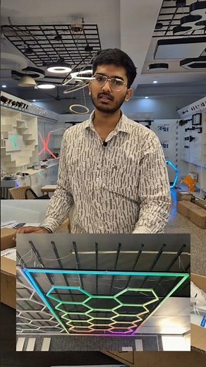 New vibe unlocked 🔥 Hexagon RGB Lights – bold, modern, and full of color! 💡