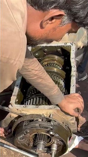 Hino Gearbox Complete Rebuild | Broken Gears to Perfect Performance 🔧🚛 #shorts #short #shortvideos