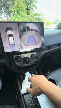 13 INCH 2K QLED DISPLAY ANDROID HEAD UNIT WITH 360 CAMERA INSTALLED