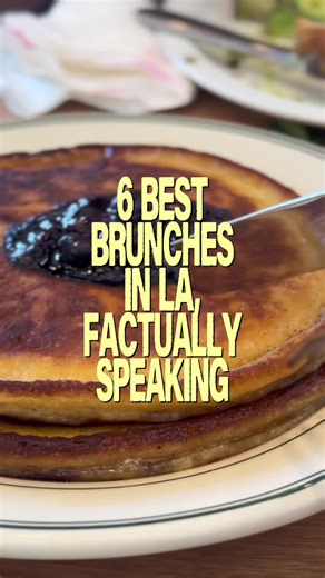 Look I'm not gonna argue about this one. These are the 6 best brunches in LA. It's just the facts. And if you're mad, remember - I don't make the rules, I just follow them.