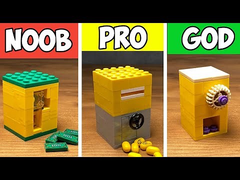 3 LEGO Candy Vending Machines - How to make