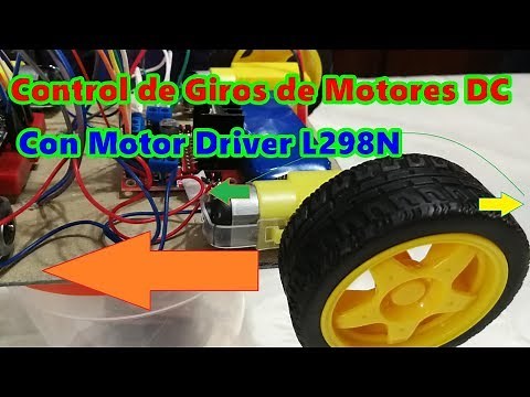 ROBOTICA - 😎 COMO CONTROLAR LOS GIROS DE LOS MOTORES DC CON EL MOTOR DRIVER L298N