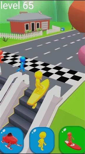 Shape-Shifting Fun Race Game Level 65 #Shorts