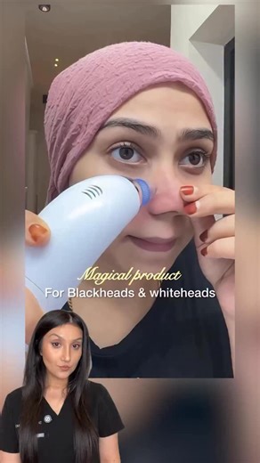 Dr. Sheila Farhang, MD on Instagram: "Comment “pores” for list of products and devices that actually work and are derm approved!⁣ ⁣ 🚨 POV: Removing clogged pores with a suction machine : sounds satisfying, but here’s what actually happens⁣ ⁣ These pore-vacuum devices promise to “pull out” oil, whiteheads, blackheads, and debris from your pores. And yes, visually it can look dramatic. But as a board-certified dermatologist, I want you to understand what this suction is really doing to your skin 
