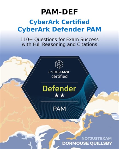PAM-DEF Cyberark Defender 110  Interactive Practice Questions With AI Explanations | Cyberark Study Guide - Etsy UK