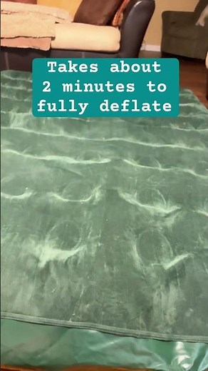 How to deflate an air mattress