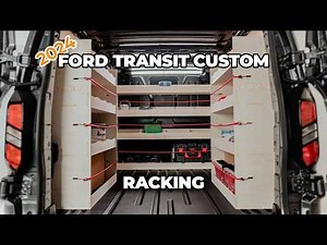 2024- Ford Transit Custom Ply Van Racking - Work Van Shelving Ideas