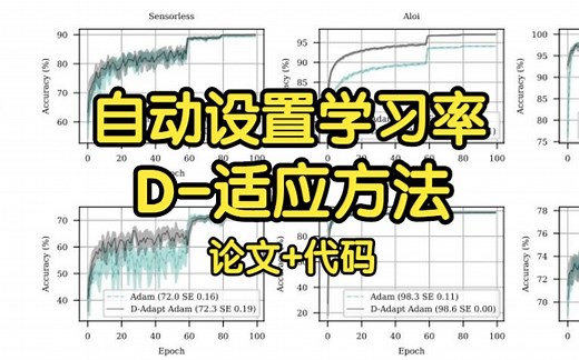 自动设置学习率的方法：D-适应【附原文和代码】