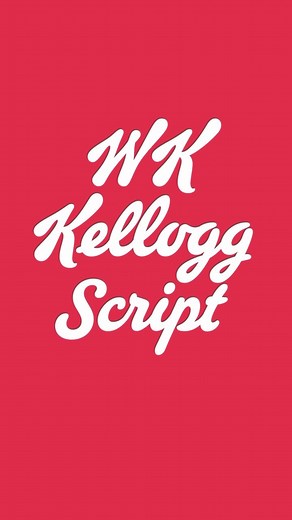 A beautiful collaboration between XYZ @xyz_type, Plau @plaudesign and Brunswick @brunswickcreative for making WK Kellogg Script for WK Kellogg Co. Pencil lettering by @mariananavarro.lettering, iPad lettering by @rodrigosaiani and font proof markups by @ben_kiel and @seriousletterforms .. #kelloggs #customfont #typeface #fontdesign #creativegaga #instamood #wednesdaywisdom #wednesday #inspiration #fontdesigner #graphicdesigner #typedesign #typedesigner | Creative Gaga