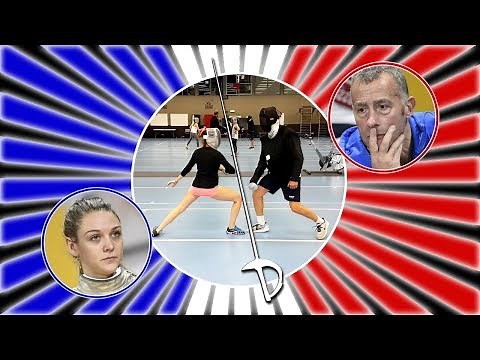 High Level Fencing Lesson: DAURELLE / BRUNET - Saber #1
