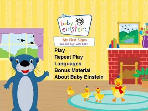My First Signs 2007 DVD Menu (how it should have been)