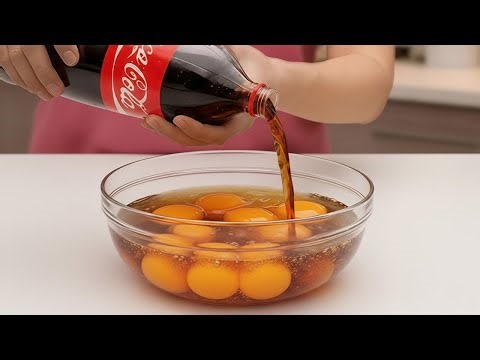 Stop Frying Eggs the Old Way! Pouring Coke on Eggs, the Result Shocked Me | Kitchen Tips