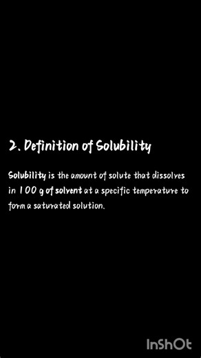 Detailed notes on solubility #class 9