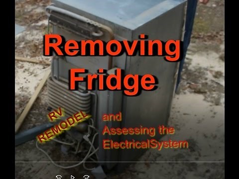 RV Remodel---Fridge Removal and Assessing the Electrical System
