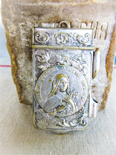 French Carnet De Bal, Mini Notebook, Art Nouveau, Silver, Brass, France, Ring at Top - Etsy