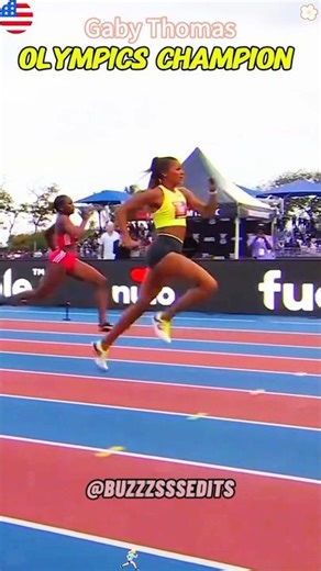 Gabrielle Thomas,the fastest female sprinter in the United States #gabbythomas #Running #track