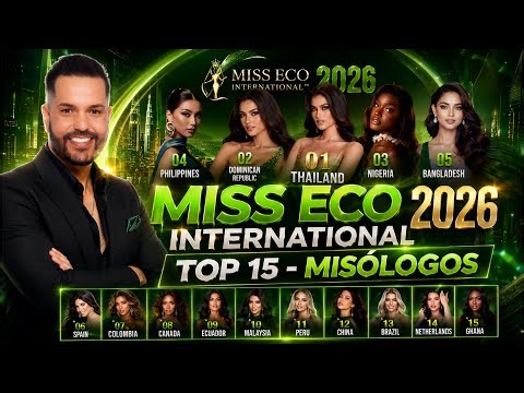 Miss Eco International 2026 - Top 15 Missologos