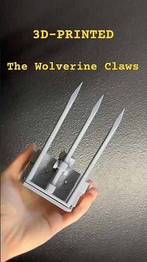 Real Life Wolverine Claws #3dprinting
