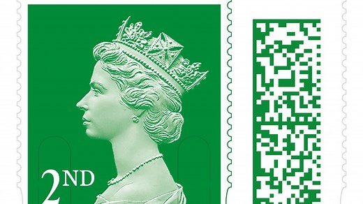 The reason all new Royal Mail stamps are barcoded as old versions to be scrapped