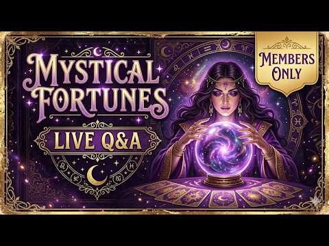 REPLAY OPEN TO PUBLIC: Members Only LIVE Q&A (Surprise guest and introducing Mr. Mystical!)
