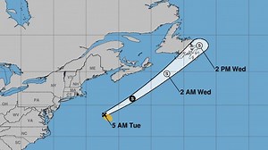 Tropical Storm Bill forms off North Carolina coast overnight, continues north