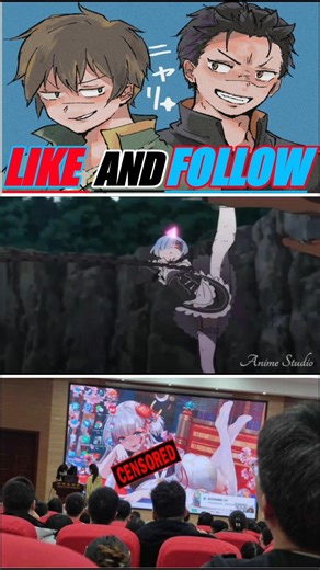 Rem fighting with demon dog (re-zero)#anime #musica #animeamv #viral