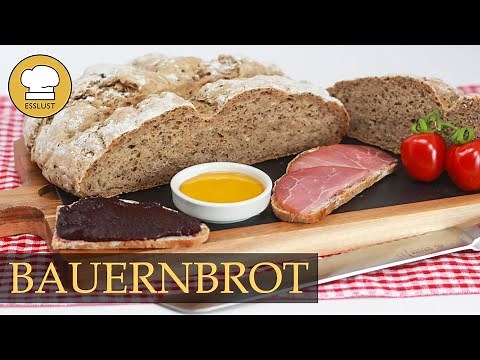 Rustikales BAUERNBROT mit SAUERTEIG selber backen