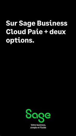Économisez du temps ET de l'argent avec une remise récurrente de -25 % sur Sage Business Cloud Paie plus deux options. | Sage | Facebook