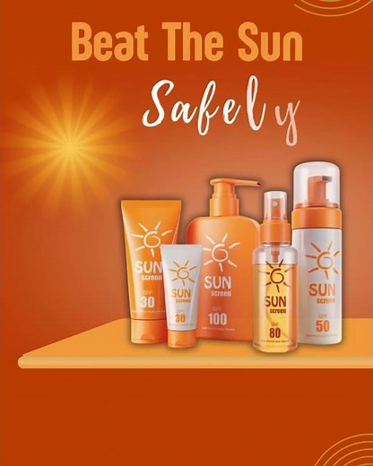 Creative Sunscreen Ad Design