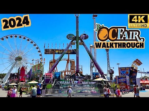 OC Fair 2024 Walkthrough Opening Day | Orange County Fair 2024 Walking Tour [4K]