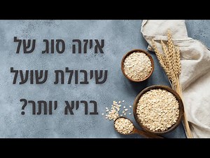 איזה סוג של שיבולת שועל בריא יותר?