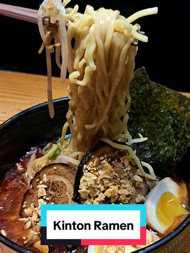 Try the new Burnt Shoyu #Ramen 🔥 🍜 at @kintonramen ! #fyp #foryou #kintonramen #ramennoodles