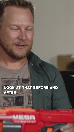 How to paint a NERF gun to look like a blaster