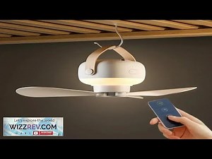 Portable Ceiling Fans Outdoor Camping Fan Tent Ventilator Cooler Rechargeable Electric Fan Review