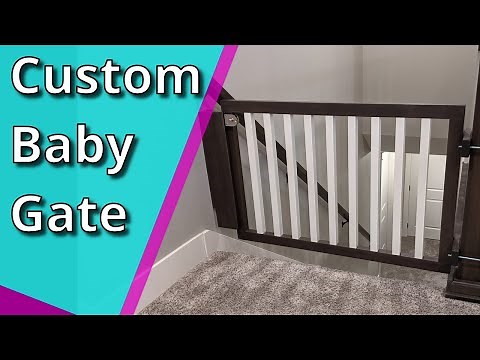 Custom Wood Baby Gate - DIY Build
